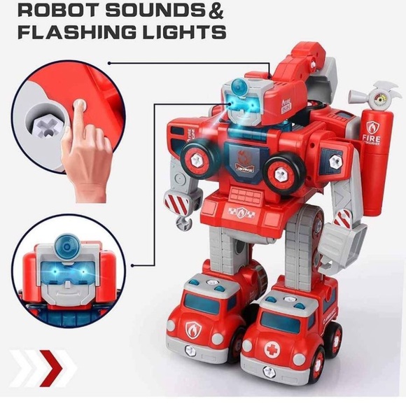 Take Apart Toys for Kids, Construction Transform Robot - Picture 5 of 6